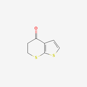 molecular formula C7H6OS2 B1624764 5,6-Dihydro-4H-thieno[2,3-b]thiopyran-4-one CAS No. 7675-04-9