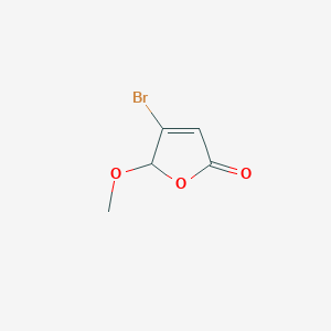 molecular formula C5H5BrO3 B1624765 4-Bromo-5-methoxy-2(5H)-furanone CAS No. 62594-18-7