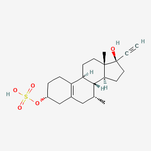 molecular formula C21H30O5S B1624777 3|A-Sulfooxy Tibolone CAS No. 144466-06-8