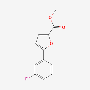 molecular formula C12H9FO3 B1624781 Methyl 5-(3-fluorophenyl)furan-2-carboxylate CAS No. 54023-07-3