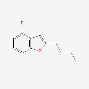 molecular formula C12H13FO B1624782 2-Butyl-4-fluorobenzofuran CAS No. 863870-90-0