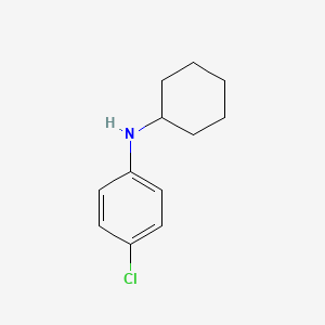 molecular formula C12H16ClN B1624785 N-Cyclohexyl-4-chloroaniline CAS No. 56506-61-7
