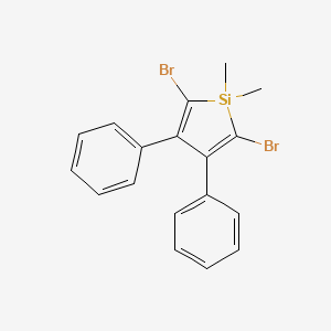 molecular formula C18H16Br2Si B1624820 2,5-Dibromo-1,1-dimethyl-3,4-diphenylsilole CAS No. 686290-22-2
