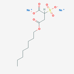 molecular formula C12H20Na2O7S B1624829 Disodium 4-octyl 2-sulphonatosuccinate CAS No. 7389-41-5
