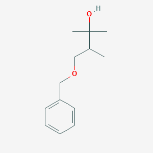 molecular formula C13H20O2 B1624850 4-Benzyloxy-2,3-dimethyl-butan-2-OL CAS No. 93748-46-0
