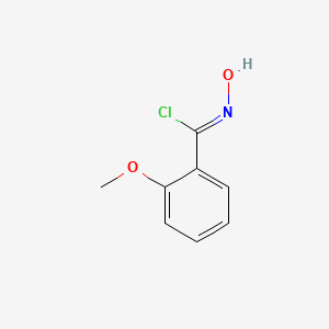 molecular formula C8H8ClNO2 B1624896 N-Hydroxy-2-methoxybenzimidoyl chloride CAS No. 74467-01-9