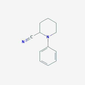 molecular formula C12H14N2 B1624910 1-苯基哌啶-2-腈 CAS No. 68078-10-4