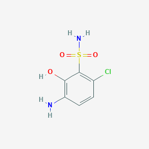 molecular formula C6H7ClN2O3S B1624911 3-Amino-6-chloro-2-hydroxy-benzenesulfonamide CAS No. 276702-20-6