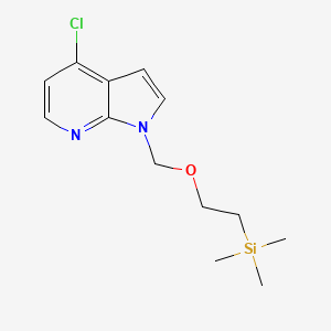 B1624929 1H-Pyrrolo[2,3-b]pyridine, 4-chloro-1-[[2-(trimethylsilyl)ethoxy]methyl]- CAS No. 869335-19-3