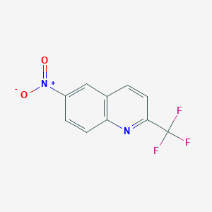 molecular formula C10H5F3N2O2 B1624934 2-(Trifluoromethyl)-6-nitroquinoline CAS No. 868662-62-8