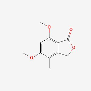 molecular formula C11H12O4 B1624942 5,7-Dimethoxy-4-methyl-2-benzofuran-1(3h)-one CAS No. 37715-47-2