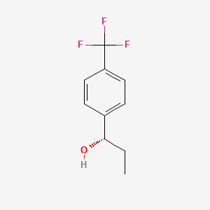 molecular formula C10H11F3O B1624957 (1S)-1-[4-(三氟甲基)苯基]丙醇 CAS No. 73854-05-4