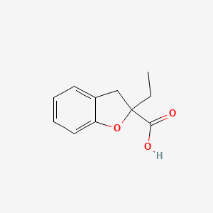 molecular formula C11H12O3 B1624958 2-乙基-2,3-二氢苯并呋喃-2-羧酸 CAS No. 111080-50-3