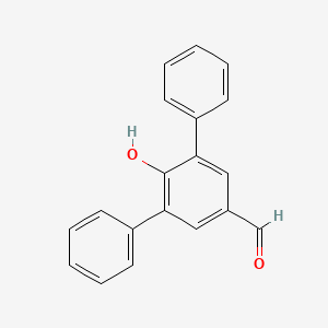molecular formula C19H14O2 B1624964 4-Hydroxy-3,5-diphenylbenzaldehyde CAS No. 3437-80-7