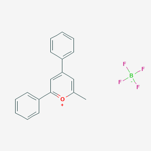 molecular formula C18H15BF4O B162497 2-Methyl-4,6-diphenylpyrylium tetrafluoroborate CAS No. 1911-95-1
