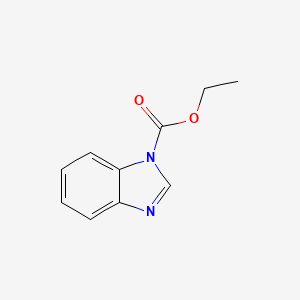 molecular formula C10H10N2O2 B1624970 1h-Benzimidazole-1-carboxylic acid ethyl ester CAS No. 72473-85-9