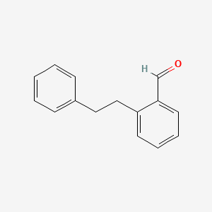 molecular formula C15H14O B1624980 2-Phenethylbenzaldehyde CAS No. 32832-96-5