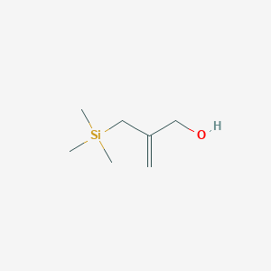 molecular formula C7H16OSi B1624982 2-[(三甲基硅基)甲基]丙-2-烯-1-醇 CAS No. 81302-80-9