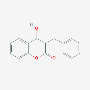 molecular formula C16H14O3 B1624986 3,4-Dihydro-4-hydroxy-3-(phenylmethyl)-2h-1-benzopyran-2-one CAS No. 475570-89-9