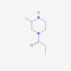 molecular formula C8H16N2O B1624994 1-(3-甲基哌嗪-1-基)丙酮 CAS No. 314729-15-2