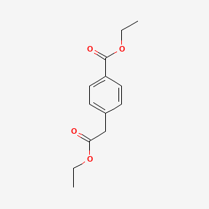 molecular formula C13H16O4 B1624995 Ethyl 4-(2-ethoxy-2-oxoethyl)benzoate CAS No. 3516-89-0