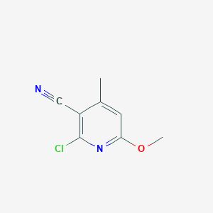 molecular formula C8H7ClN2O B1625000 2-氯-6-甲氧基-4-甲基烟腈 CAS No. 51564-29-5