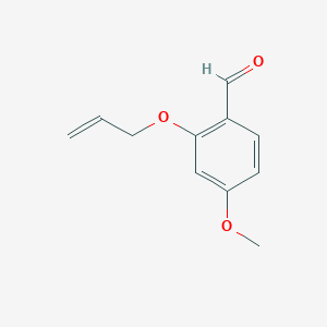 molecular formula C11H12O3 B1625001 2-烯丙氧基-4-甲氧基苯甲醛 CAS No. 71186-58-8