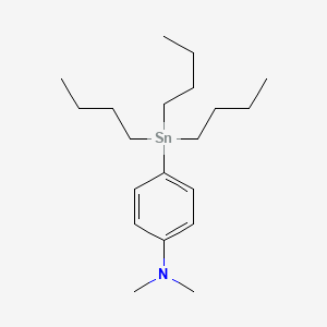 molecular formula C20H37NSn B1625012 N,N-二甲基-4-(三丁基锡基)苯胺 CAS No. 84600-70-4