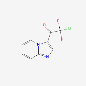 molecular formula C9H5ClF2N2O B1625028 3-(氯二氟乙酰基)咪唑并[1,2-a]吡啶 CAS No. 219296-24-9