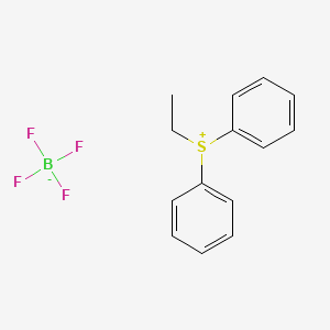 molecular formula C14H15BF4S B1625032 Diphenyl(ethyl)sulfonium tetrafluoroborate CAS No. 893-69-6