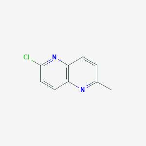 molecular formula C9H7ClN2 B1625036 2-氯-6-甲基-1,5-萘啶 CAS No. 764717-61-5