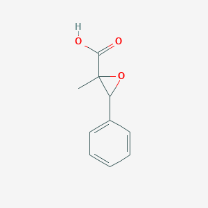 molecular formula C10H10O3 B162504 2-甲基-3-苯基环氧乙烷-2-羧酸 CAS No. 25547-51-7