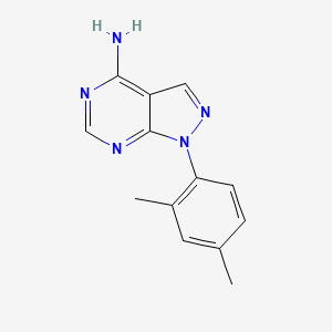 molecular formula C13H13N5 B1625064 1-(2,4-Dimethylphenyl)-1H-pyrazolo[3,4-d]pyrimidin-4-ylamine CAS No. 852313-96-3