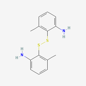 molecular formula C14H16N2S2 B1625116 2,2'-Disulfanediylbis(3-methylaniline) CAS No. 876494-67-6