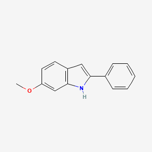 molecular formula C15H13NO B1625123 6-methoxy-2-phenyl-1H-indole CAS No. 57826-36-5