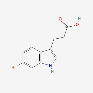 molecular formula C11H10BrNO2 B1625127 3-(6-bromo-1H-indol-3-yl)propanoic Acid CAS No. 210569-69-0
