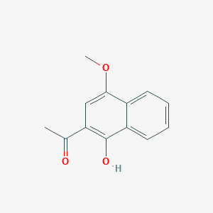 molecular formula C13H12O3 B1625129 1-(1-Hydroxy-4-methoxynaphthalen-2-yl)ethanone CAS No. 73584-59-5