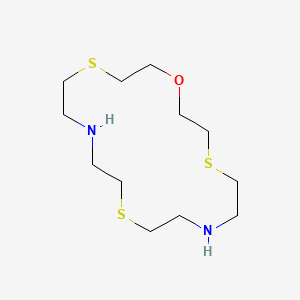 molecular formula C12H26N2OS3 B1625131 1-Oxa-4,10,16-trithia-7,13-diazacyclooctadecane CAS No. 343372-28-1