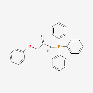 B1625137 1-Phenoxy-3-(triphenyl-$l^{5}-phosphanylidene)propan-2-one CAS No. 33502-03-3