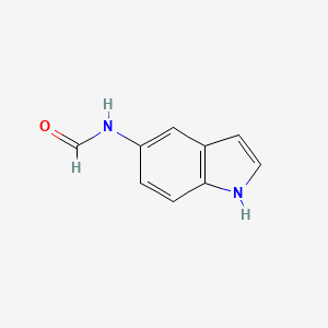 molecular formula C9H8N2O B1625151 N-(1H-吲哚-5-基)甲酰胺 CAS No. 847255-02-1