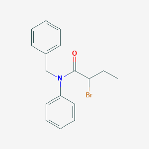 molecular formula C17H18BrNO B1625153 N-苄基-2-溴-N-苯基丁酰胺 CAS No. 851073-30-8