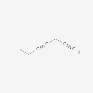 molecular formula C7H8 B1625158 1,4-Heptadiyne CAS No. 66084-38-6