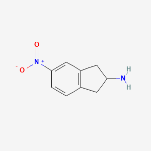 molecular formula C9H10N2O2 B1625160 5-nitro-2,3-dihydro-1H-inden-2-amine CAS No. 212845-77-7