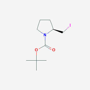 molecular formula C10H18INO2 B1625161 (S)-2-Iodomethyl-pyrrolidine-1-carboxylic acid tert-butyl ester CAS No. 338945-22-5