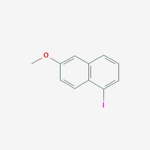 molecular formula C11H9IO B1625166 1-Iodo-6-methoxynaphthalene CAS No. 63469-49-8