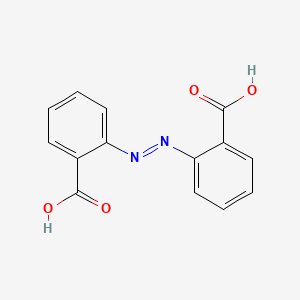 molecular formula C14H10N2O4 B1625173 Benzoic acid, 2,2'-azobis- CAS No. 635-54-1