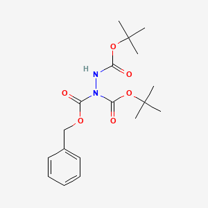 molecular formula C18H26N2O6 B1625198 Boc,Z-NNH-Boc CAS No. 202980-91-4