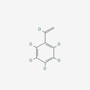 molecular formula C8H8 B1625201 1,2,3,4,5-五氘代-6-(1-氘代乙烯基)苯 CAS No. 217501-55-8