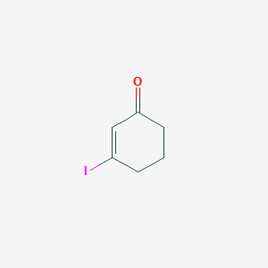 molecular formula C6H7IO B1625203 2-环己烯-1-酮, 3-碘- CAS No. 56671-82-0