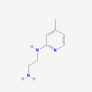 molecular formula C8H13N3 B1625215 N-(4-甲基吡啶-2-基)乙烷-1,2-二胺 CAS No. 526184-60-1